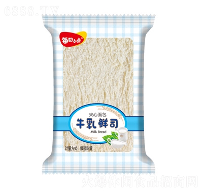 每日小點牛乳夾心面包