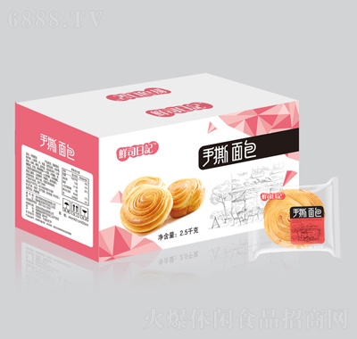 鮮司日記手撕面包2kg