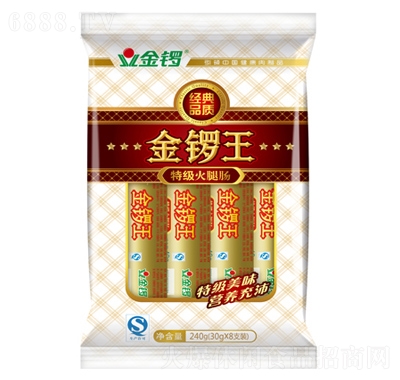 金鑼金鑼王特級火腿腸方便食品